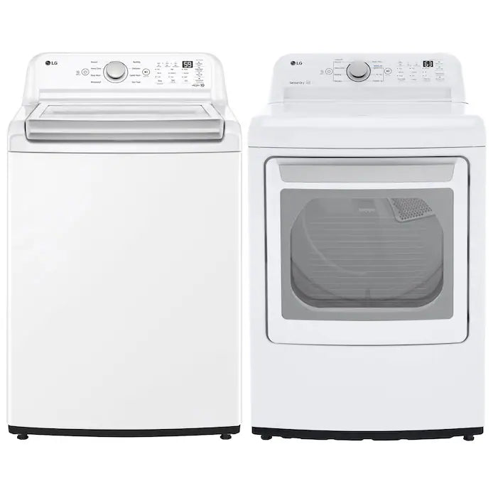 LG 4.5-cu ft High Efficiency Stackable Front-Load Washer (White