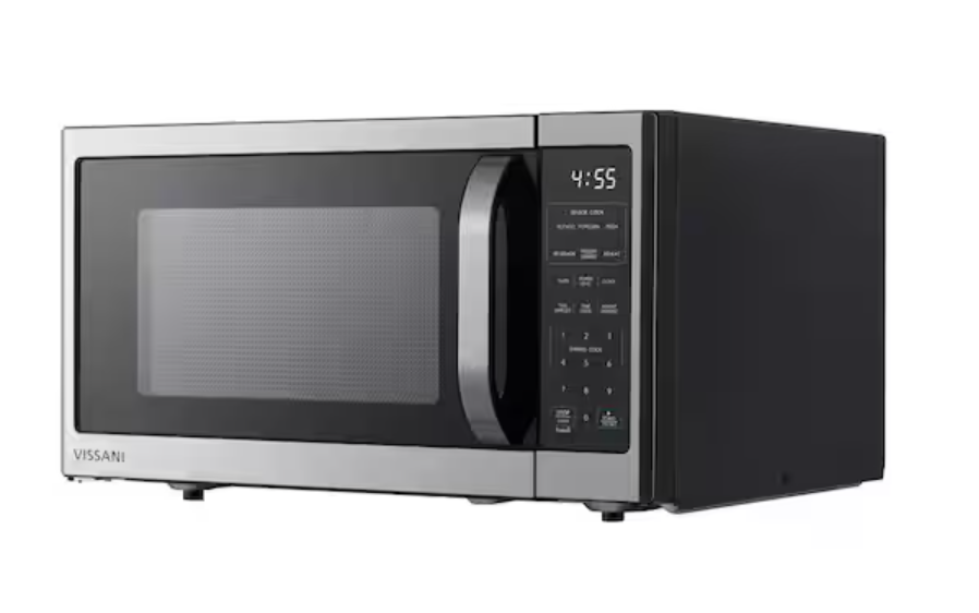 Vissani 1.6 cu. ft. Countertop with Sensor Cook Microwave in Stainless Steel