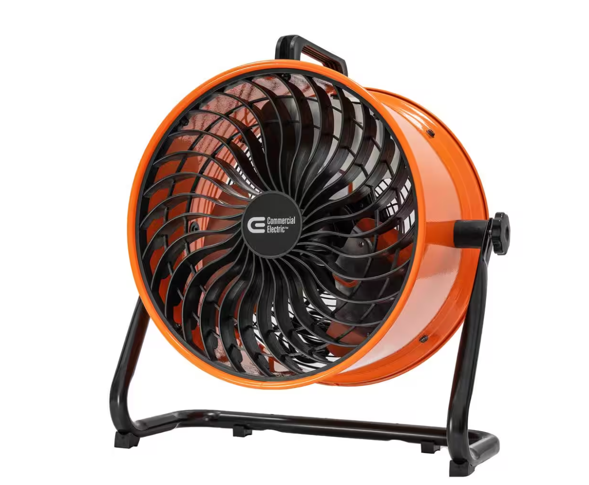 Commercial Electric 10 in. 3-Speed High Velocity Turbo Fan