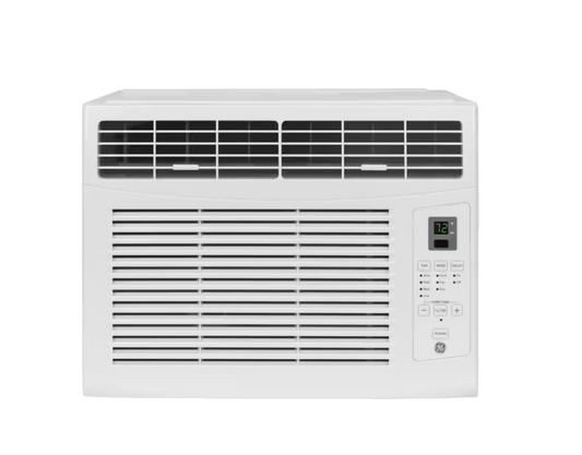 GE 14,000 BTU 115V Window Air Conditioner Cools 700 Sq. Ft. with SMART technology, ENERGY STAR and Remote in White