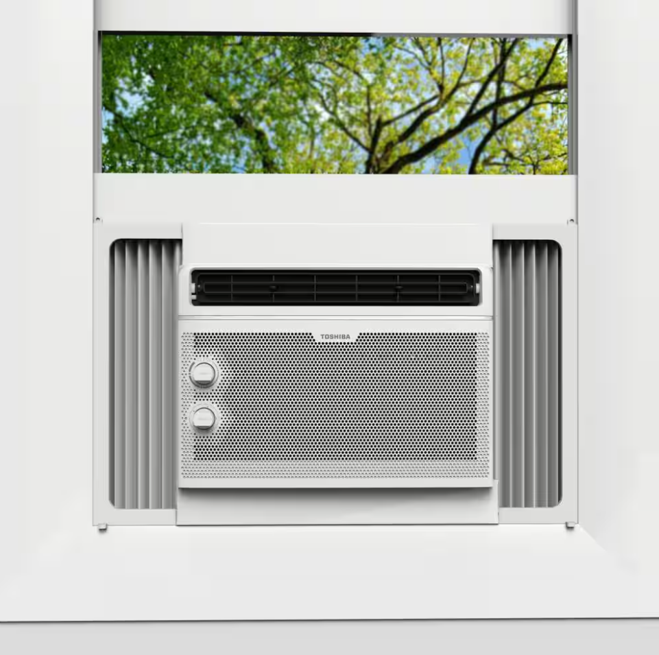Toshiba 5,000 BTU 115V Window Air Conditioner Cools 150 sq. ft. in White