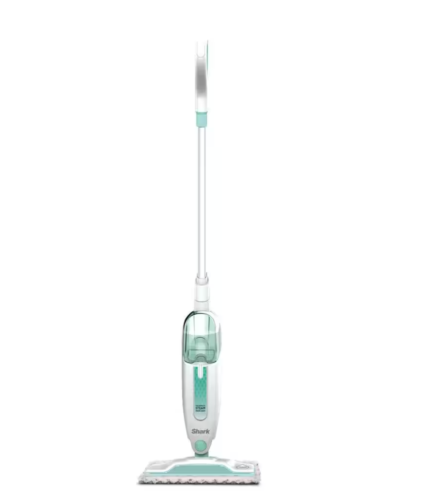 Shark Corded Steam Mop for Hard Floor Surfaces, Tile, Stone, Laminate in Blue with XL Removable Water Tank