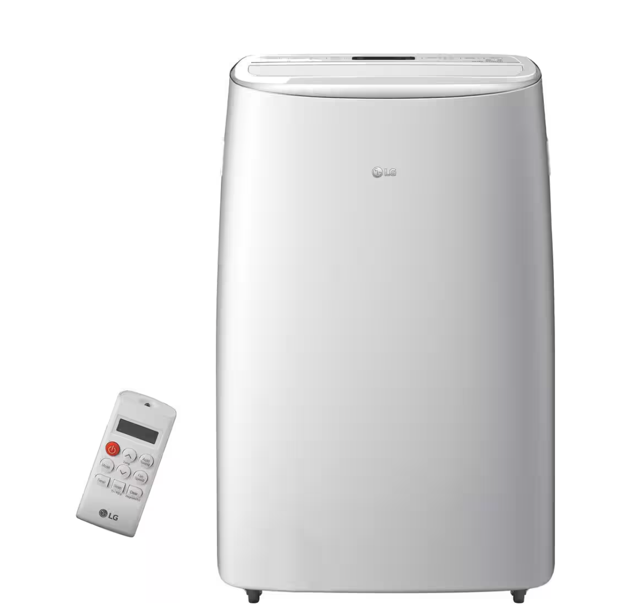 LG 10,000 BTU 115-Volt Portable Air Conditioner Cools 450 sq. ft. with Dual Inverter, Quiet, Wi-Fi and LCD Remote in White