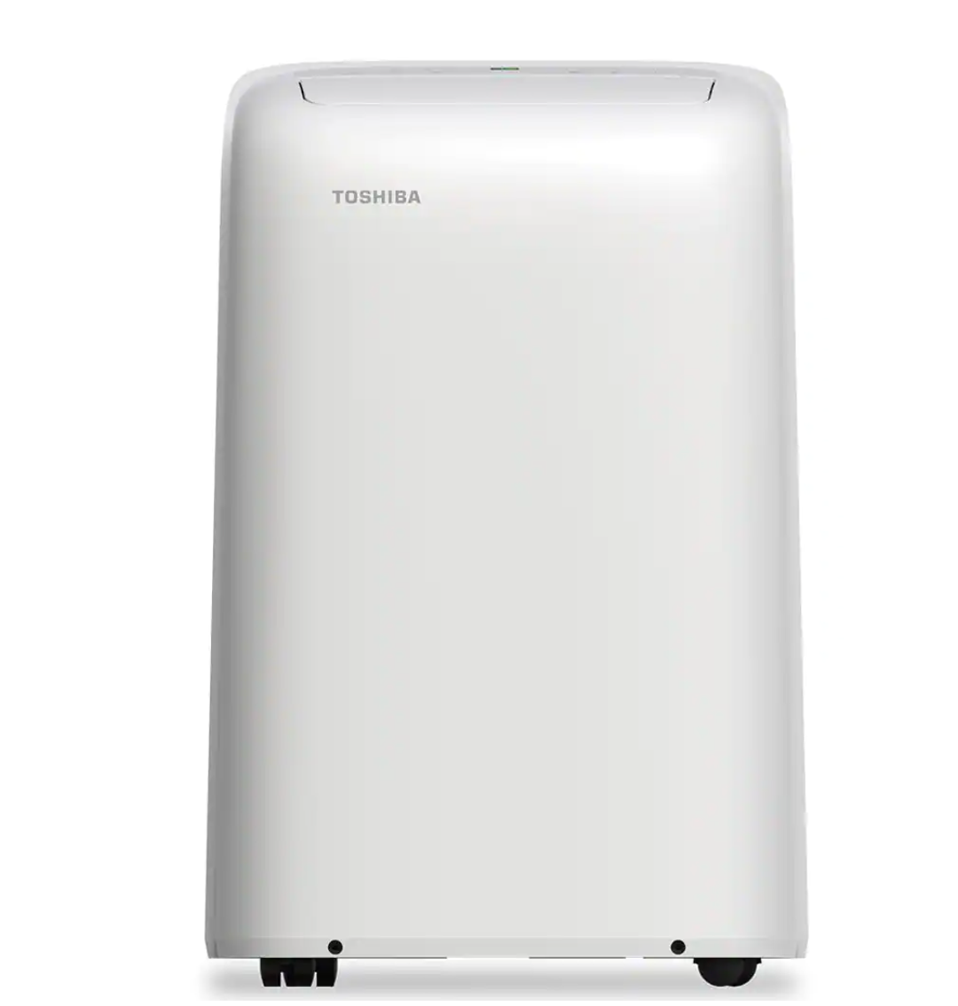 Toshiba 6,000 BTU Portable Air Conditioner Cools 250 Sq. Ft. with Dehumidifier and Remote Control in White