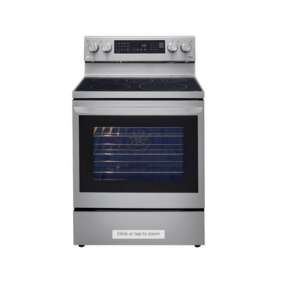 LG - 6.3 Cu. Ft. Smart Freestanding Electric Convection Range with EasyClean and InstaView - Stainless Steel Model:LREL6325F