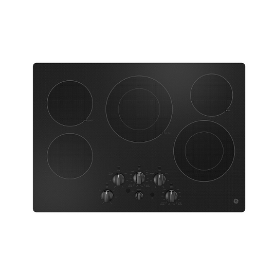 GE - 30" Electric Built In Cooktop - Black Model:JEP5030DTBB